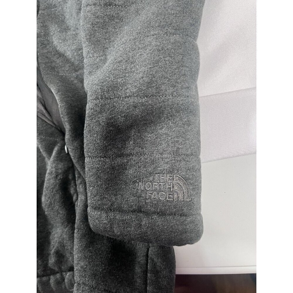 The North Face Caroluna Jacket Women's Size Medium Dark Gray Sherpa Lined - Picture 7 of 10